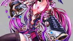 Tears Bells Jewelry elves staff red eyes gloves earrings pink 