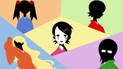 Tears glasses blondes long hair anime girls short hair sayonara 