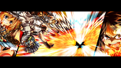 Tears long hair blue