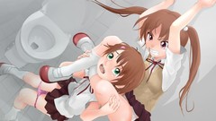 Tears Trap blush green eyes brown eyes seifuku underwear 