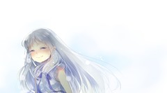 Tears white hair honma meiko We Still Dont Know the Name of the 