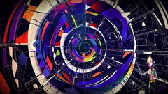 Techno abstract multicolor futuristic Matei Apostolescu