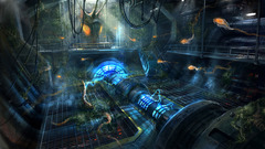 Technology fantasy art machinery