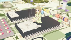 Technology glasses medicine pajamas microchip anime girls brown 