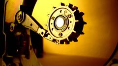 Technology harddrive computer