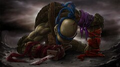 Teenage Mutant Ninja Turtles alone blood artwork