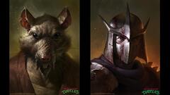 Teenage Mutant Ninja Turtles realistic fantasy art shredder