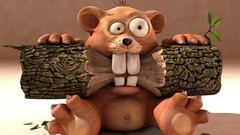 Teeth cycle Wood animation