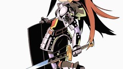 Templar anime girls video games vector art Etrian Odyssey