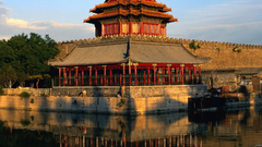 Temple in China high