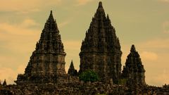 Temples ruins Java Indonesia