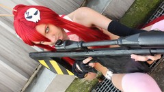 Tengen toppa gurren lagann cosplay Littner Yoko hentai 3d