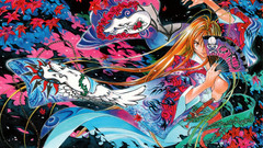 Tenjou tenge long hair