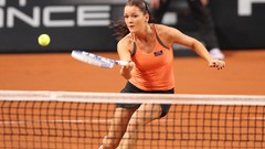 Tennis players Agnieszka Radwanska