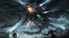 Tentacles alien fantasy art