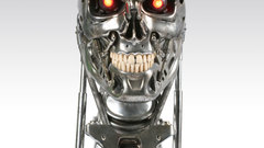 Terminator Movies Robots red