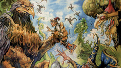 Terry pratchett discworld fantasy art Josh Kirby