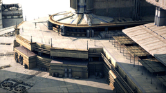 Test spaceport Coruscant dual comp