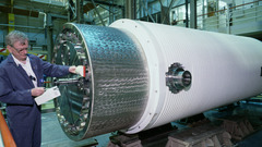 Testing radioactive waste )