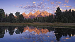 Teton Range at sunrise