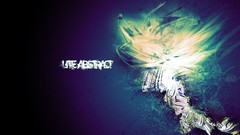 Text abstract digital art lite