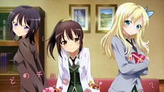 Text Anime anime girls uniforms boku wa tomodachi ga sukunai