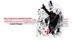 Text Anime d gray-man Simple Background