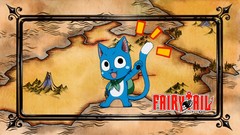 Text Anime fairy tail Happy (Fairy Tail)