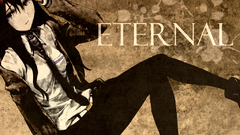 Text Anime tie anime girls makise kurisu steins gate redheads