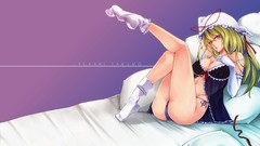 Text ass hats socks beds gloves Ribbons blondes pillows long 