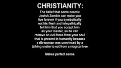 Text atheism black background