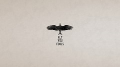 Text Birds Eagles Gandalf minimalistic the lord of the rings 