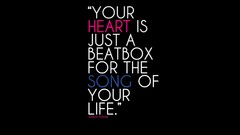 Text black background