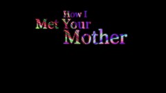 Text black background How I Met Your Mother colors fan art