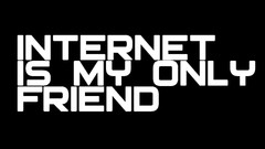 Text black background Internet
