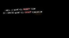 Text black background motivational