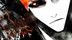 Text bleach kurosaki ichigo orange hair Hollow Ichigo paint 