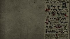 Text blood brain Typography heroes funny drawings zombies