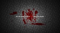 Text blood Fight Club