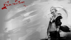 Text blood splatters Knives