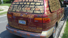 Text cars religion insane