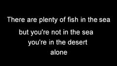 Text deserts fish lonely
