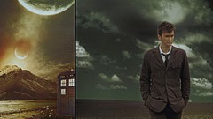 Text Doctor Who david tennant tardis artwork Tenth Doctor