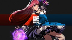 Text dress lips socks gloves microphones long hair anime girls 