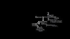 Text Fight Club Typography