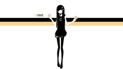 Text food Shoes dress white background donuts tongue long hair 