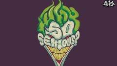 Text funny faces the joker why so serious