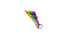 Text funny Internet rainbows meme minimalistic