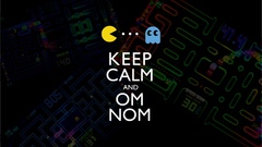Text funny pac-man video games Keep Calm and