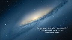 Text galaxies outer space